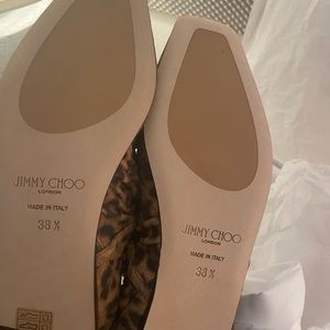 Jimmy Choo Flats with rhinestone strap
